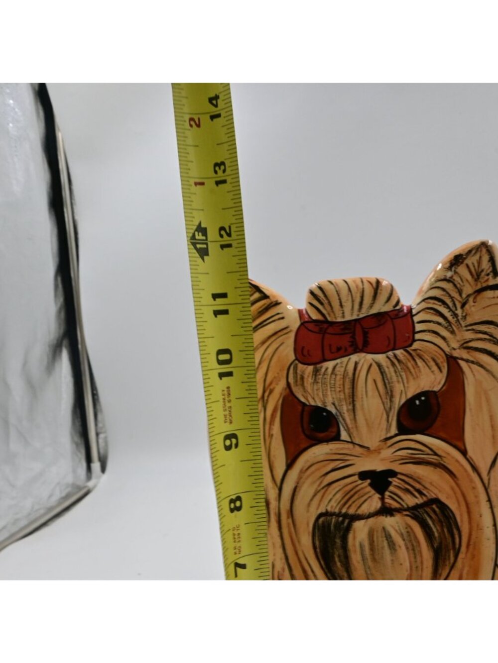 Yorkshire Terrier Yorkie Ceramic Vase Signed Dogs By Nina Lyman - Picture 7 of 7